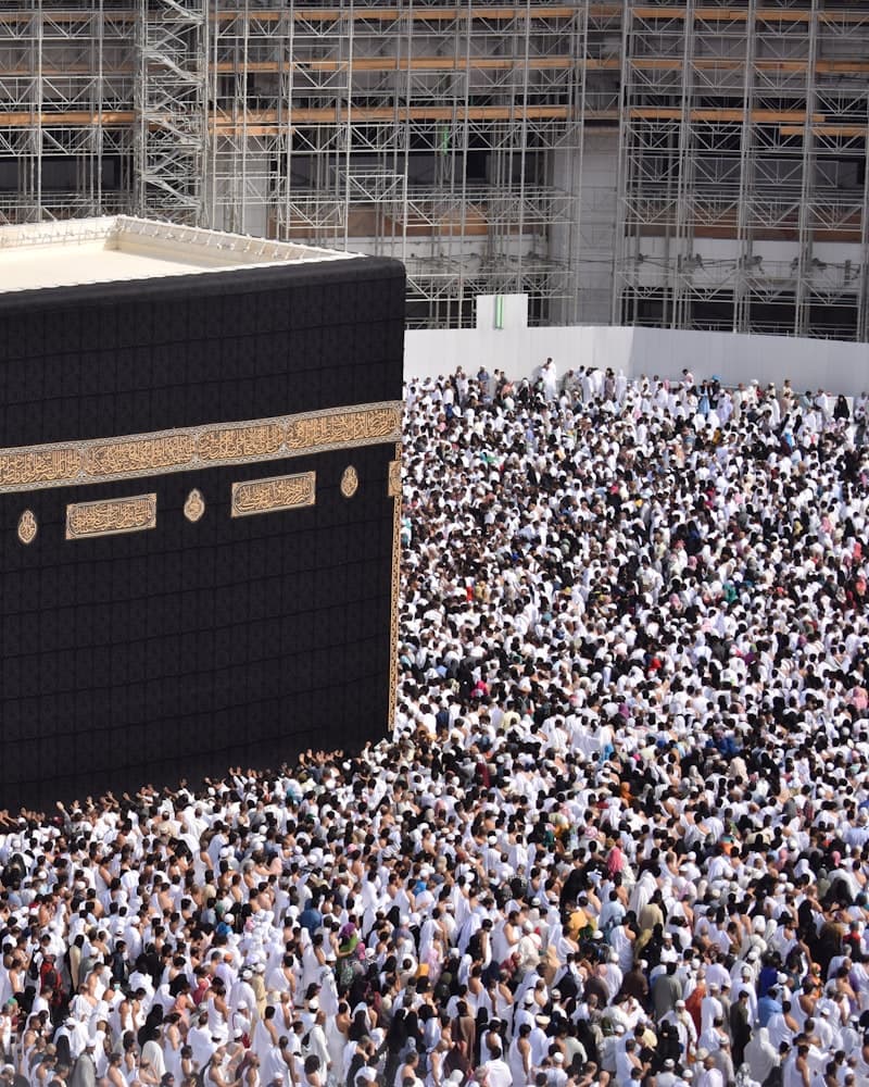 The Kaaba at the Masjid al-Haram